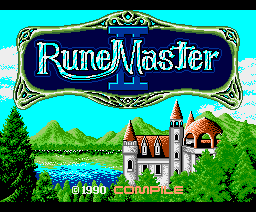 Disc Station Deluxe 1 - Rune Master II (1990, MSX2, Compile)