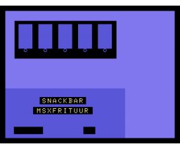 Snack-Bar (1986, MSX, H. Mak)