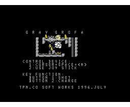 Gray Grofa (1996, MSX, TPM.CO SOFT WORKS)