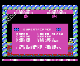 Supertripper (1985, MSX, Indescomp)