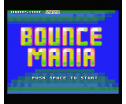 Bounce Mania (2022, MSX, Zett Darkstone)