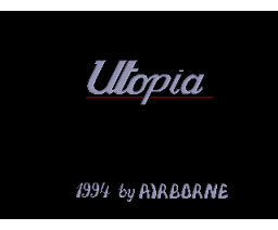 Utopia (1994, MSX2, Airborne)