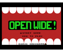 Open Wide! (2021, MSX, Hakogame)