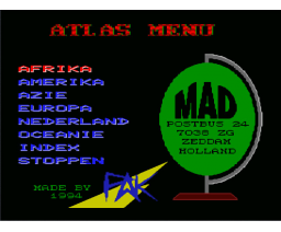 Atlas Menu (1994, MAD)