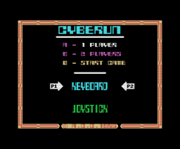 Cyberun (1986, MSX, A.C.G.)