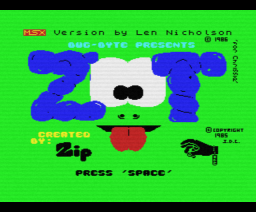 Zoot (1986, MSX, Bug-Byte Software)
