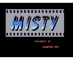 Misty (1988, MSX2, Champion Soft)