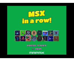 MSX in a Row! (2019, MSX, Mapax)