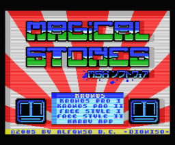 Magical Stones (2005, MSX, Dioniso)