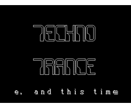 Techno Trance (1997, MSX2, MGF)