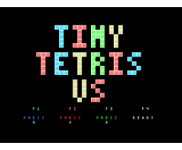 Tiny Tetris VS (2026, MSX, Antxiko)