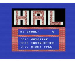 HAL (1987, MSX, A. Reitsma)