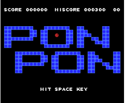 Ponpon for MSX (2022, MSX, Hiromasa Tanaka)
