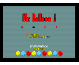 Mr. Balloon Remake (2023, MSX, Mapax)