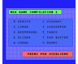 Game Compilation 1 (MSX, Philips Italy)