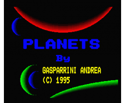 Planets (1995, MSX2, Andrea Gasparrini)