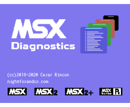 MSX Diagnostics (2018, MSX, César Rincón)