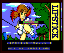 Lipstick Puzzle 1 (1989, MSX2, Highlander)