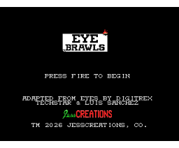 Eye Brawls (2026, MSX, JessCreations)
