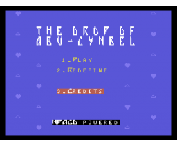 The Drop of Abu-Cymbel (2024, MSX2, Joesg)