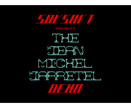 Jarretel demo (1993, MSX2, Soksoft)