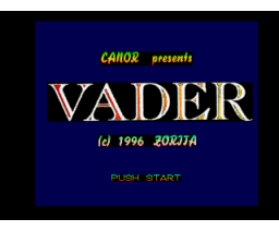 Vader (1996, MSX2, Canor)