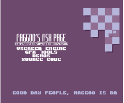 Maggoo's MSX Page Promo (2003, MSX2, Maggoo)