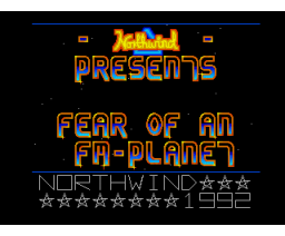 Fear of an FM-Planet (1992, MSX2, Northwind)