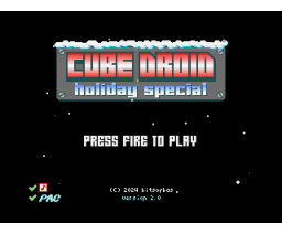 Cube Droid Holiday Special (2024, MSX2, bitsofbas)