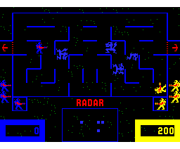 Wizard of Wor (MSX, Bally Midway)