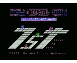 Quastel - 1st Comic Art Game (1986, MSX, Roland Toonen Software)