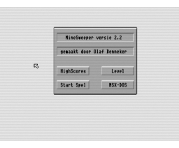 MineSweeper (1992, MSX2, O. Benneker)