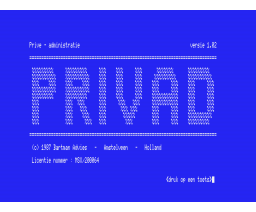 Privad (1988, MSX2, ESG)