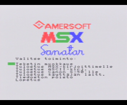 Sanatar (1985, MSX, Markku Sarjala)
