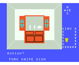 Mystery House II (1984, MSX, Microcabin)