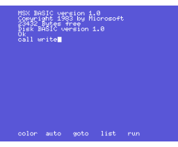 MSX-Write (MSX, ELIAS)